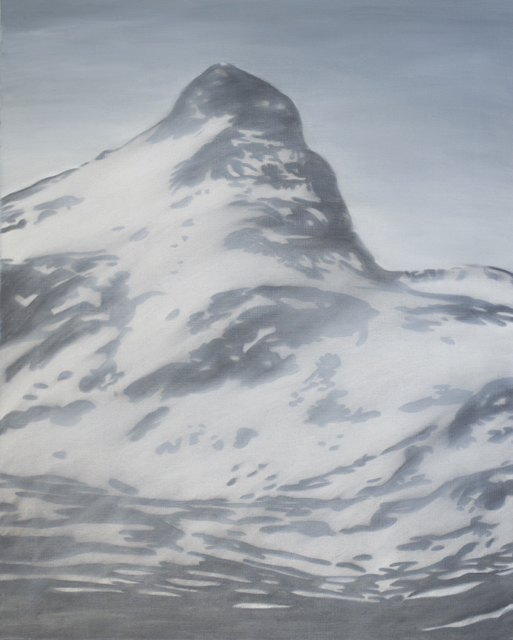 Anne van As - Nordic Peaks, 2016, 100 x 80 cm, olieverf op linnen